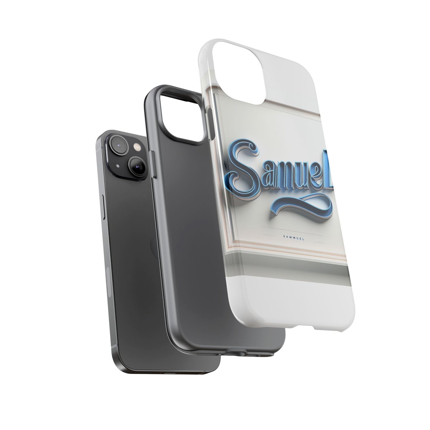 stylish blue 3d wrap protective phone case for smartphones – unique accessory for creative individuals compatible with iphone 13, 14, 15 & 16 – all models including pro, pro max & plus