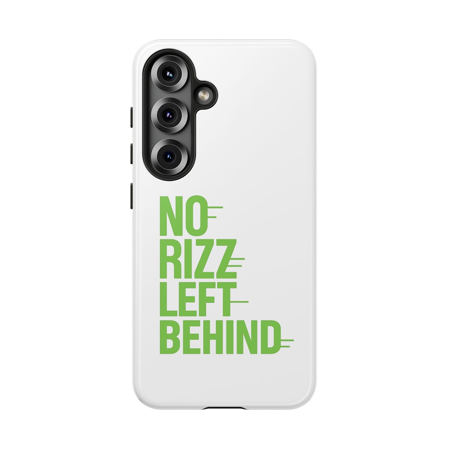 copy of tough cases - no rizz left behind phone case for ultimate protection and style, impact-resistant, dual layer, vibrant design, perfect gift for adults