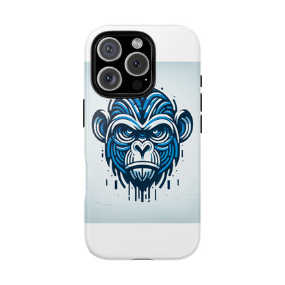 Vibrant 3D Gorilla Design Protective Phone Case for Unique Style and Stylish Protection Compatible with iPhone 13, 14, 15 & 16 – all models including Pro, Pro Max & Plus