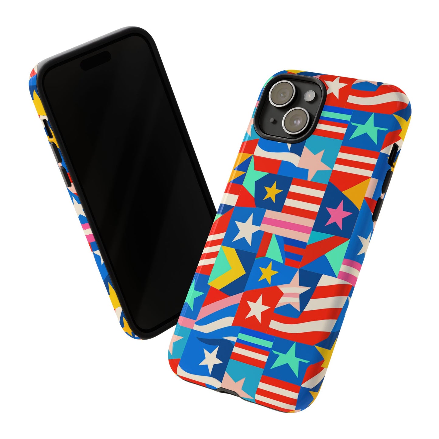 vibrant multicolour 3d wrap protective phone case – stylish accessory for unique expression compatible with iphone 13, 14, 15 & 16 – all models including pro, pro max & plus