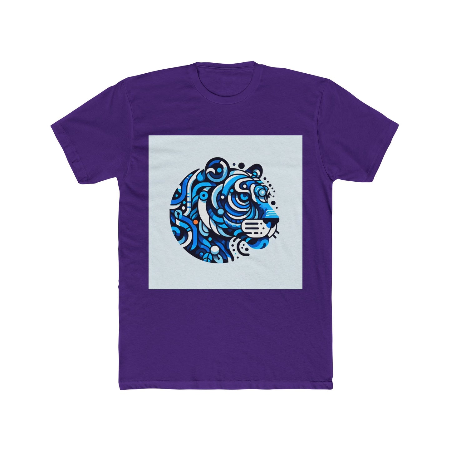 unisex t-shirt with blue animal graphic – trendy 22 design, stylish & comfortable tee for fashion-forward men & women
