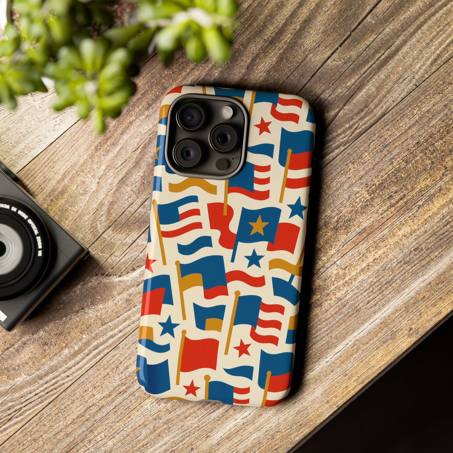 multicolour flag print protective phone case – stylish durable design for unique self-expression compatible with iphone 13, 14, 15 & 16 – all models including pro, pro max & plus