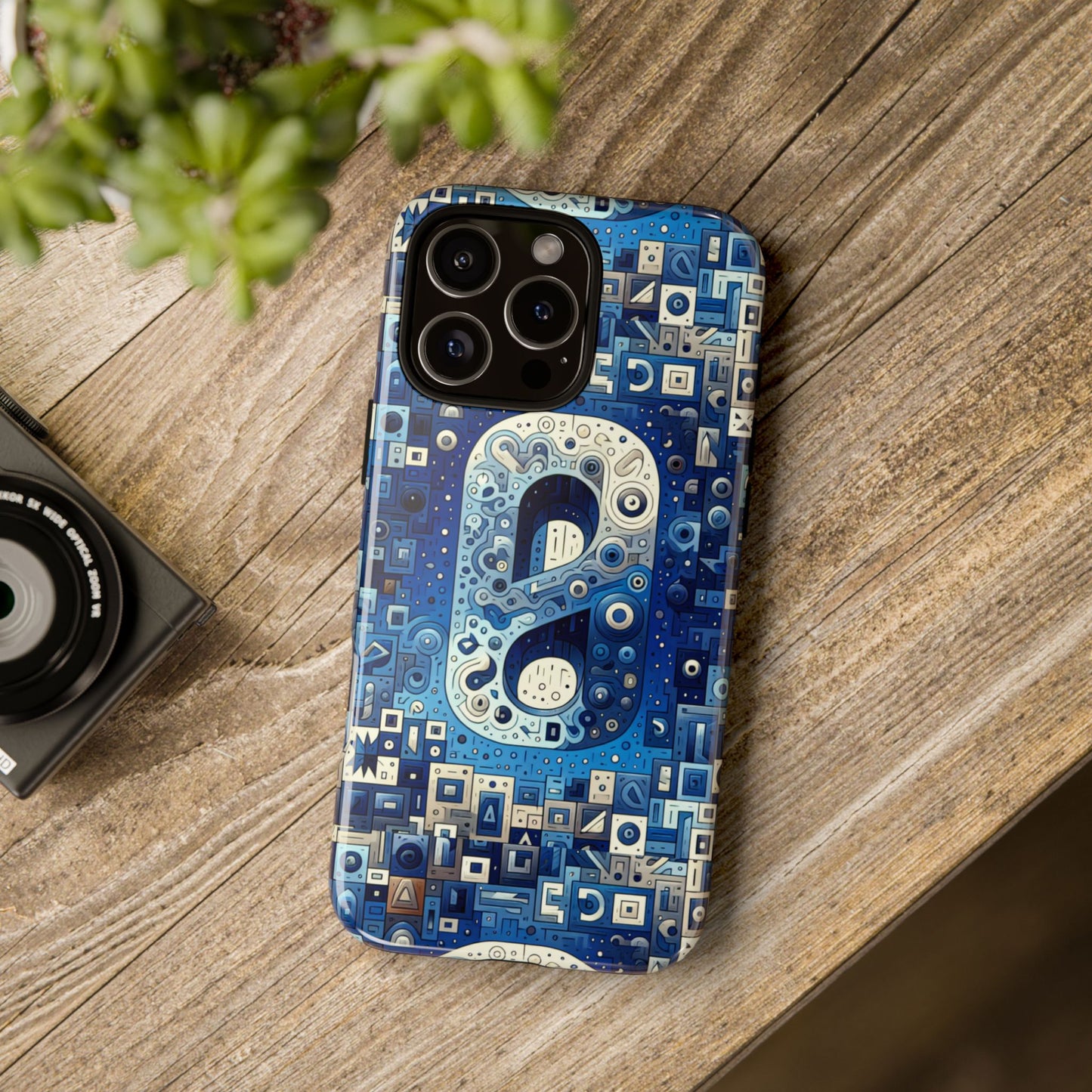 blue alphabet a phone case for mobile phones durable shockproof tpu cover with 3d wrap design for kids and teens