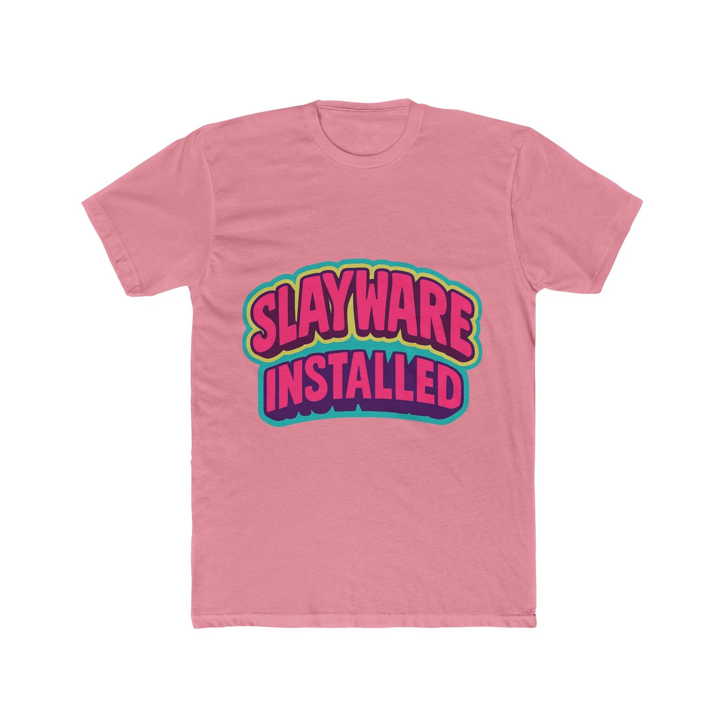 slayware installed unisex t-shirt – multicolor meme graphic tee – comfort and style for men & women
