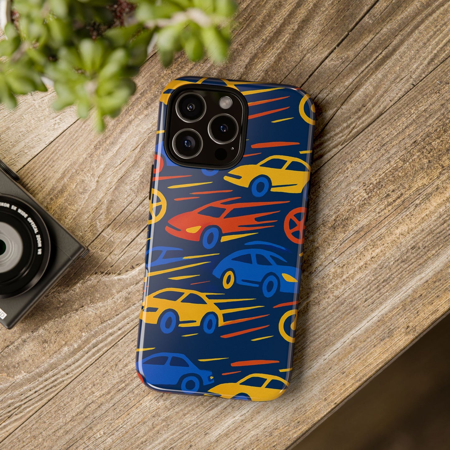 vibrant 3d car design protective phone case for smartphones stylish accessory for expressive individuals compatible with iphone 13, 14, 15 & 16 – all models including pro, pro max & plus