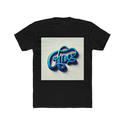 Unisex T-Shirt - Alphabet Blue 56 Stylish Graphic Tee for Casual Wear, Trendy Unisex Shirt
