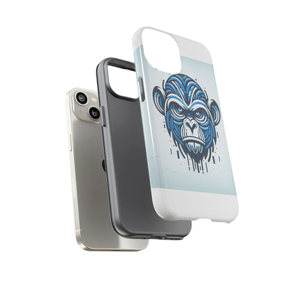 Vibrant 3D Gorilla Design Protective Phone Case for Unique Style and Stylish Protection Compatible with iPhone 13, 14, 15 & 16 – all models including Pro, Pro Max & Plus