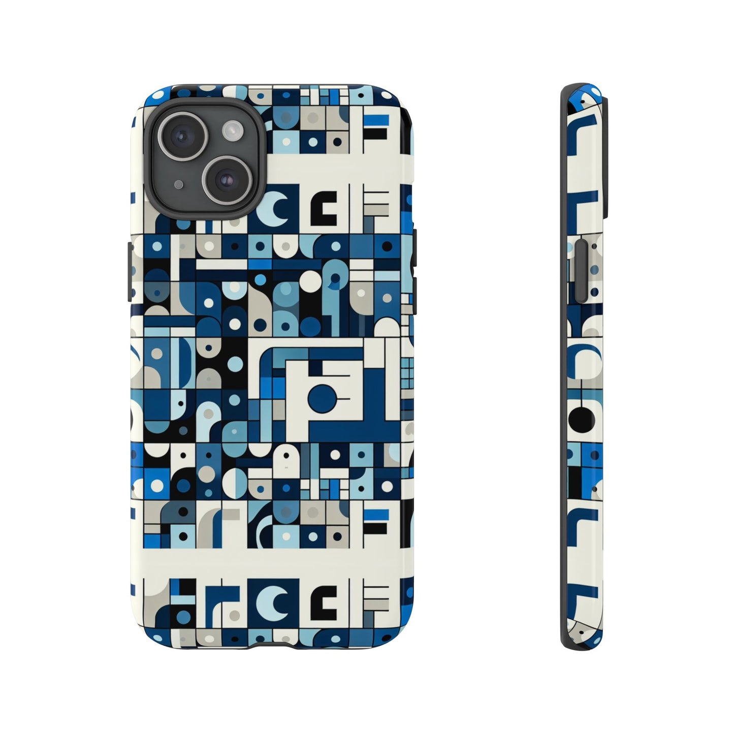 blue alphabet f letter phone case for smartphones, durable shockproof tpu cover with vivid 3d wrap design for tech enthusiasts and anime fans