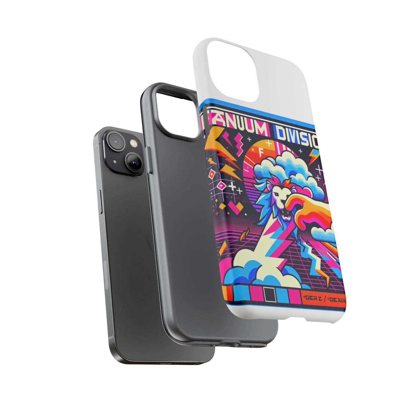 fanum irs division protective phone case with 3d wrap design, uv protected, durable shock absorption, ideal gift for anime and comic culture fans