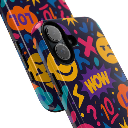 Vibrant 3D Emoji Phone Case with Fun Multicolour Design for Stylish Protection Compatible with iPhone 13, 14, 15 & 16 – All Models Including Pro, Pro Max & Plus