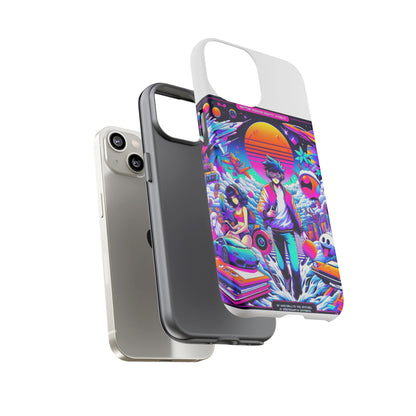 Skibidiverse Traveller Protective Phone Case with 3D Wrap Design, Durable UV Protection, Shock Absorption for Anime and Comic Culture Fans