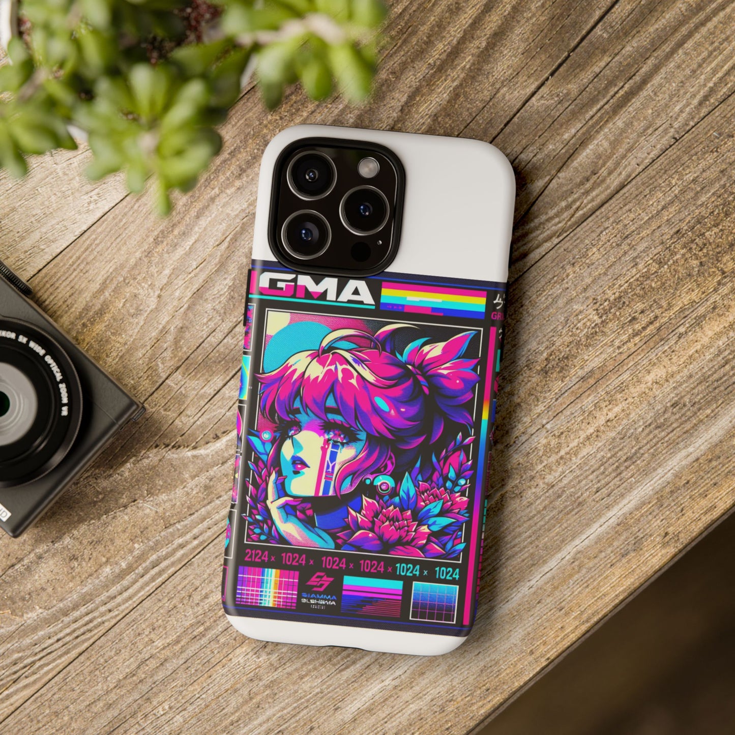 sigma grindset 3d wrap protective phone case for anime lovers, durable shock absorption, uv protected, stylish accessory for unique self-expression