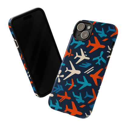 Vibrant Aviation Themed Protective Phone Case with 3D Wrap Design – Unique Style and Durable Protection – Compatible with iPhone 13, 14, 15 & 16 – All Models Including Pro, Pro Max & Plus