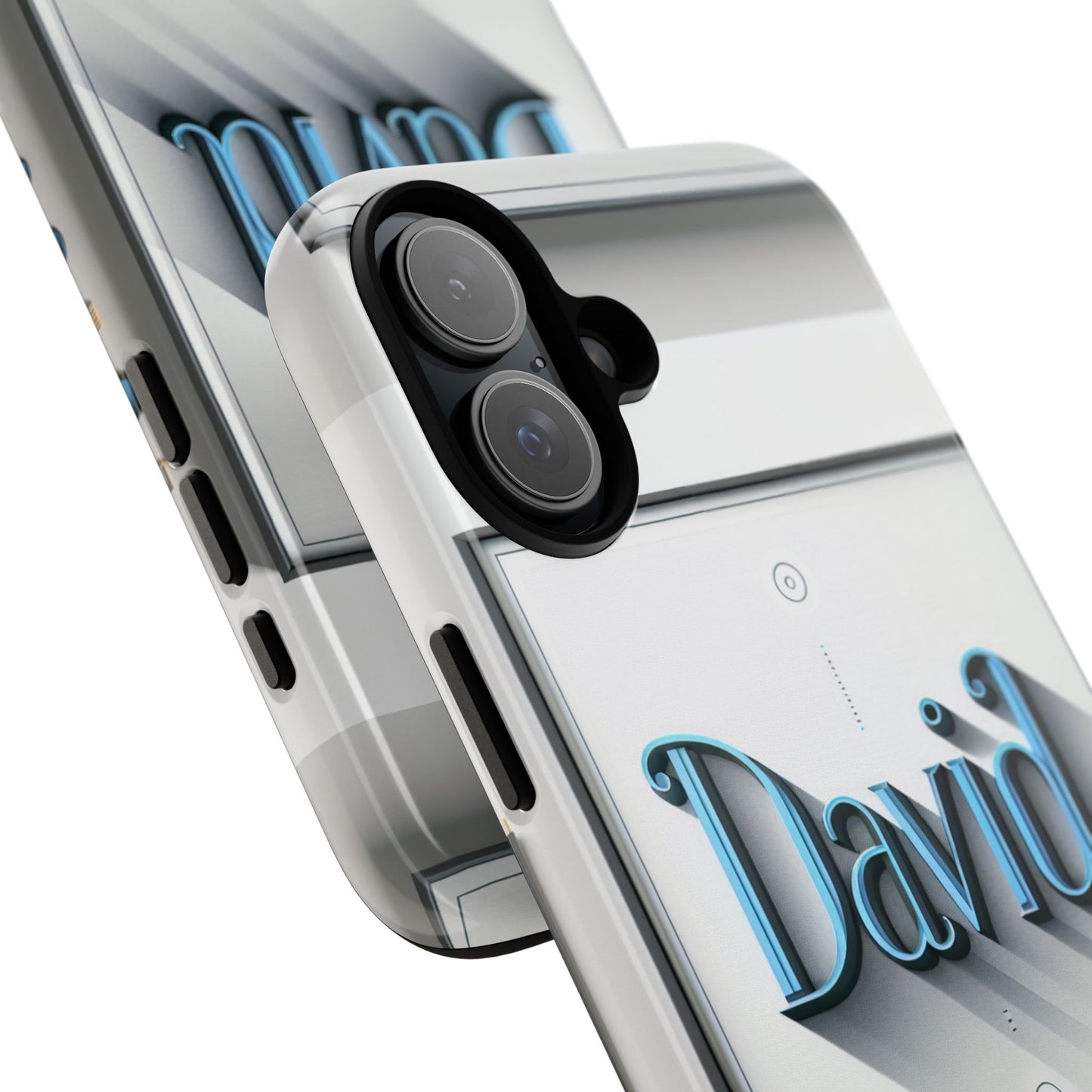 david blue anime comic style shockproof phone case for men women durable protective cover with 3d wrap design