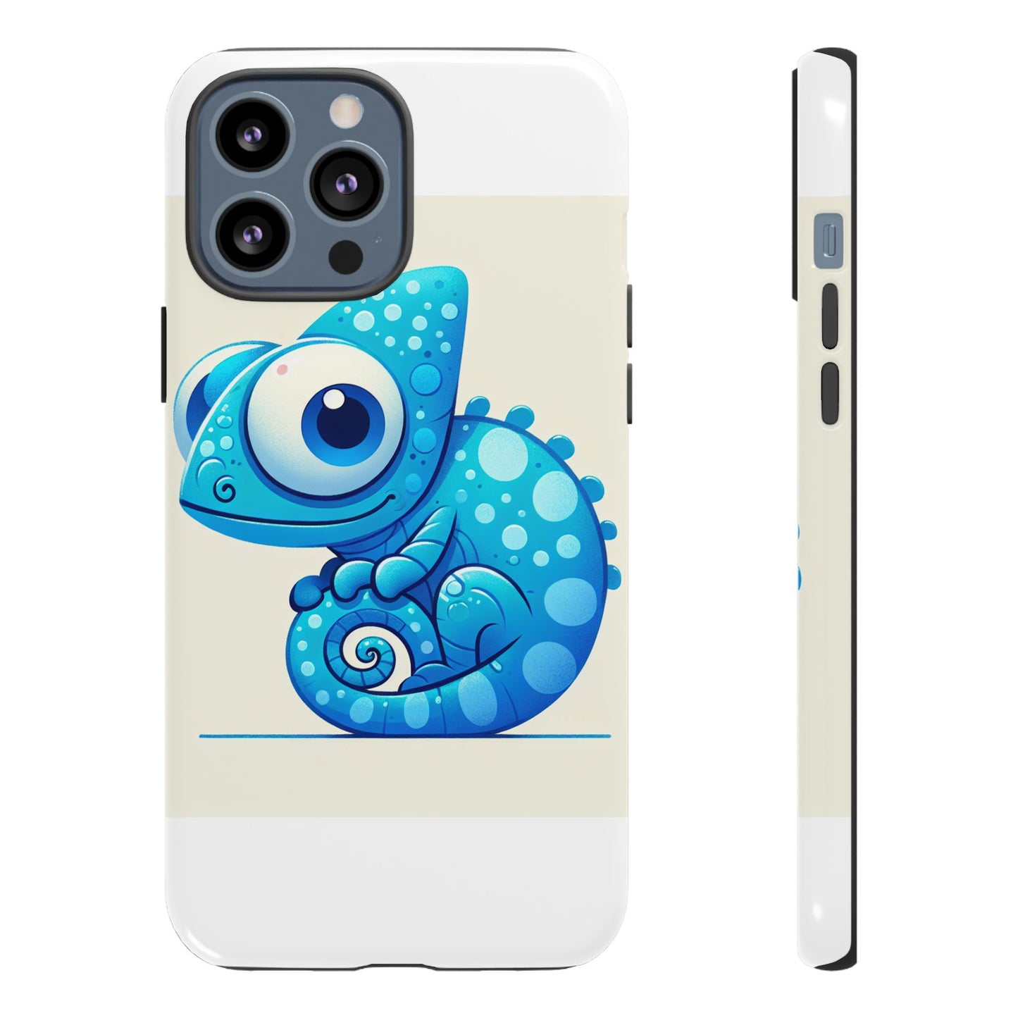 vibrant 3d cartoon chameleon phone case for adults and teens stylish protection compatible with iphone 13, 14, 15 & 16 – all models including pro, pro max & plus
