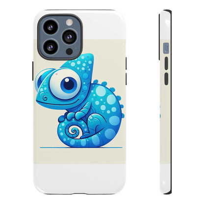 Vibrant 3D Cartoon Chameleon Phone Case for Adults and Teens Stylish Protection Compatible with iPhone 13, 14, 15 & 16 – All Models Including Pro, Pro Max & Plus