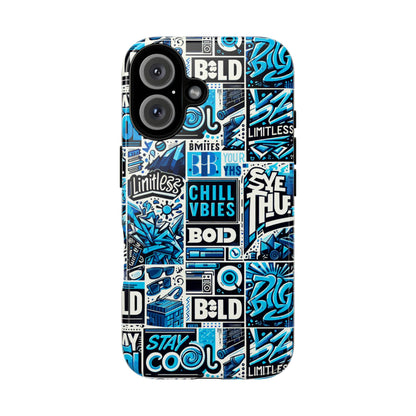 Vibrant 3D Graphic Protective Phone Case for Smartphones, Stylish Accessory for Creative Individuals, Compatible with iPhone 13, 14, 15 & 16 – all models including Pro, Pro Max & Plus