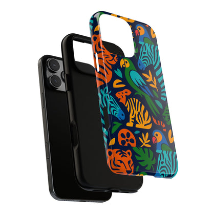 Vibrant 3D Animal Print Phone Case for Stylish Protection – Unique Accessory for Men and Women Compatible with iPhone 13, 14, 15 & 16 – all models including Pro, Pro Max & Plus