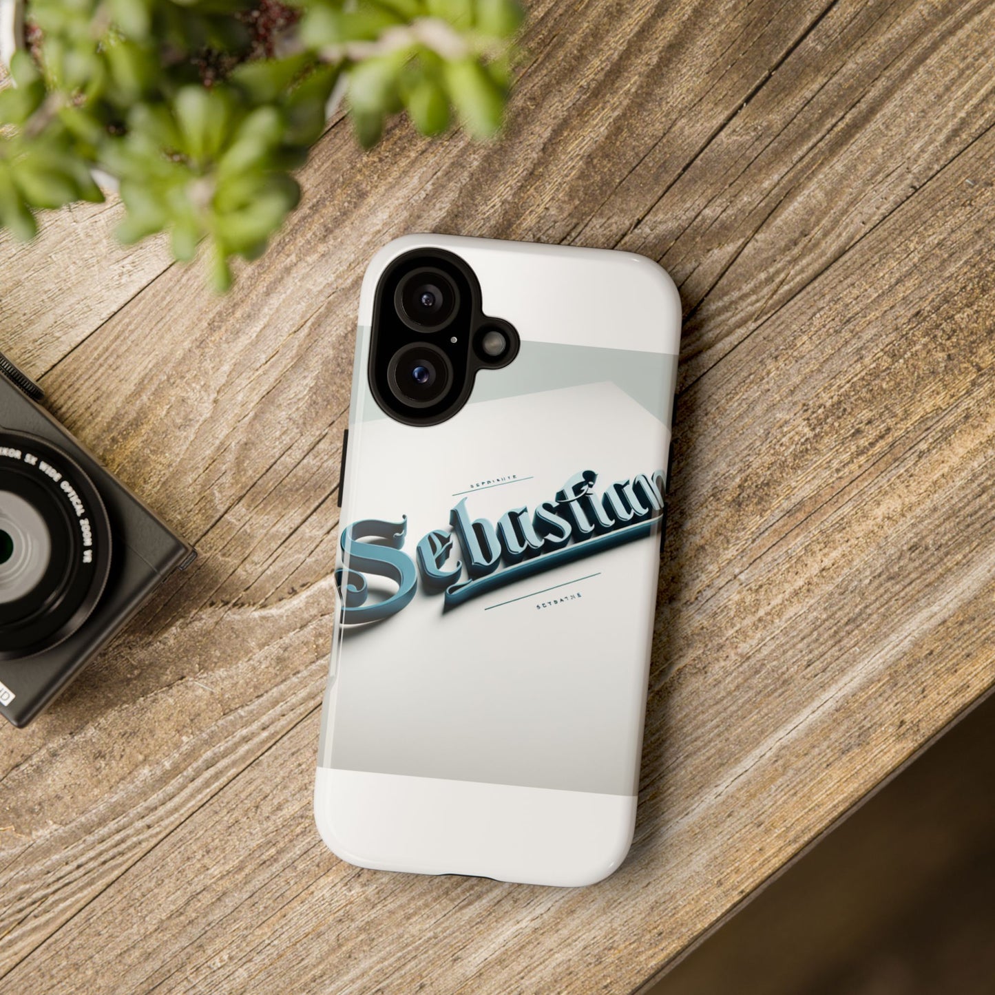 vibrant 3d wrap protective phone case in retro blue typography stylish accessory for self-expression compatible with iphone 13, 14, 15 & 16 – all models including pro, pro max & plus