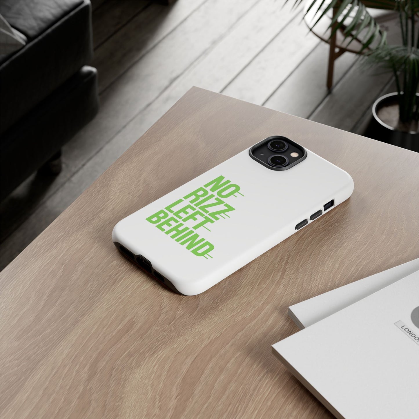 tough cases - no rizz left behind phone case for protection and style