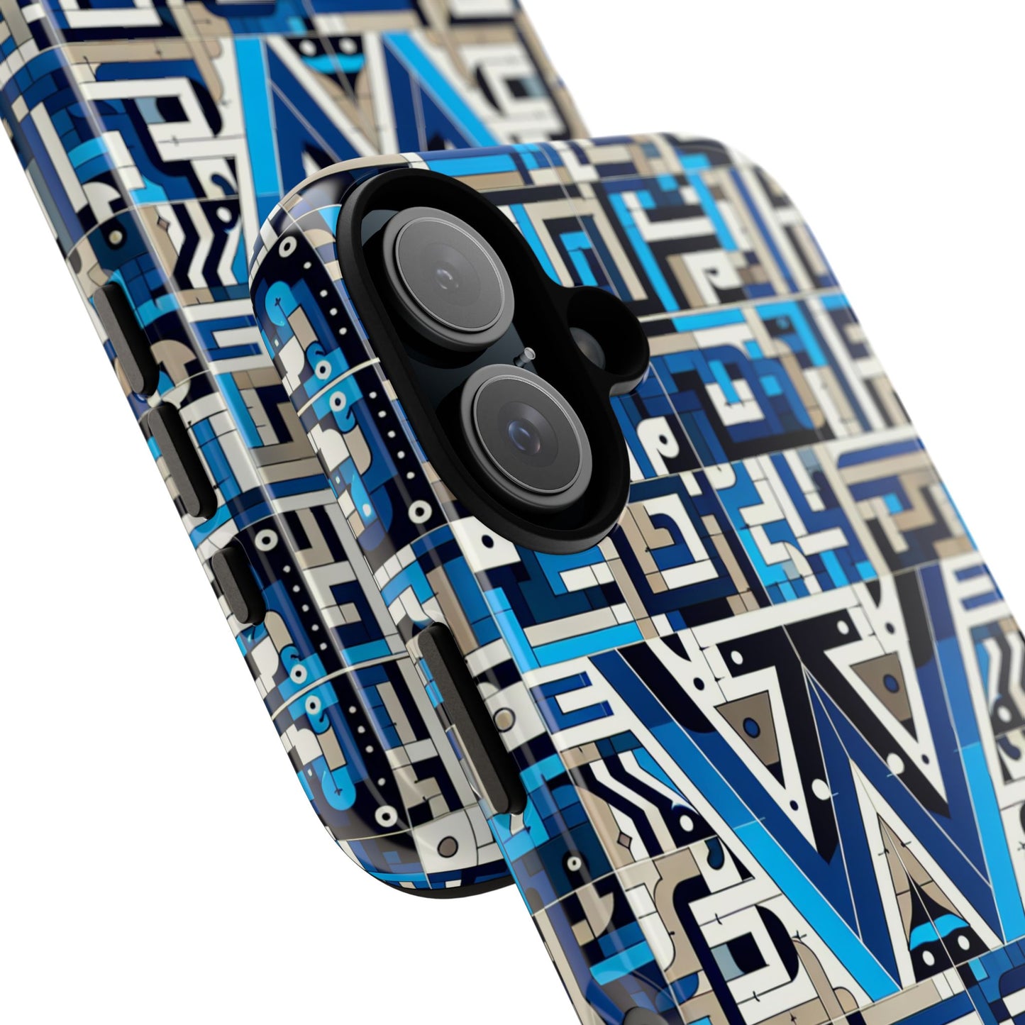 letter blue alphabet w phone case for smartphones durable shockproof protective cover with 3d wrap design for anime and comic style fans