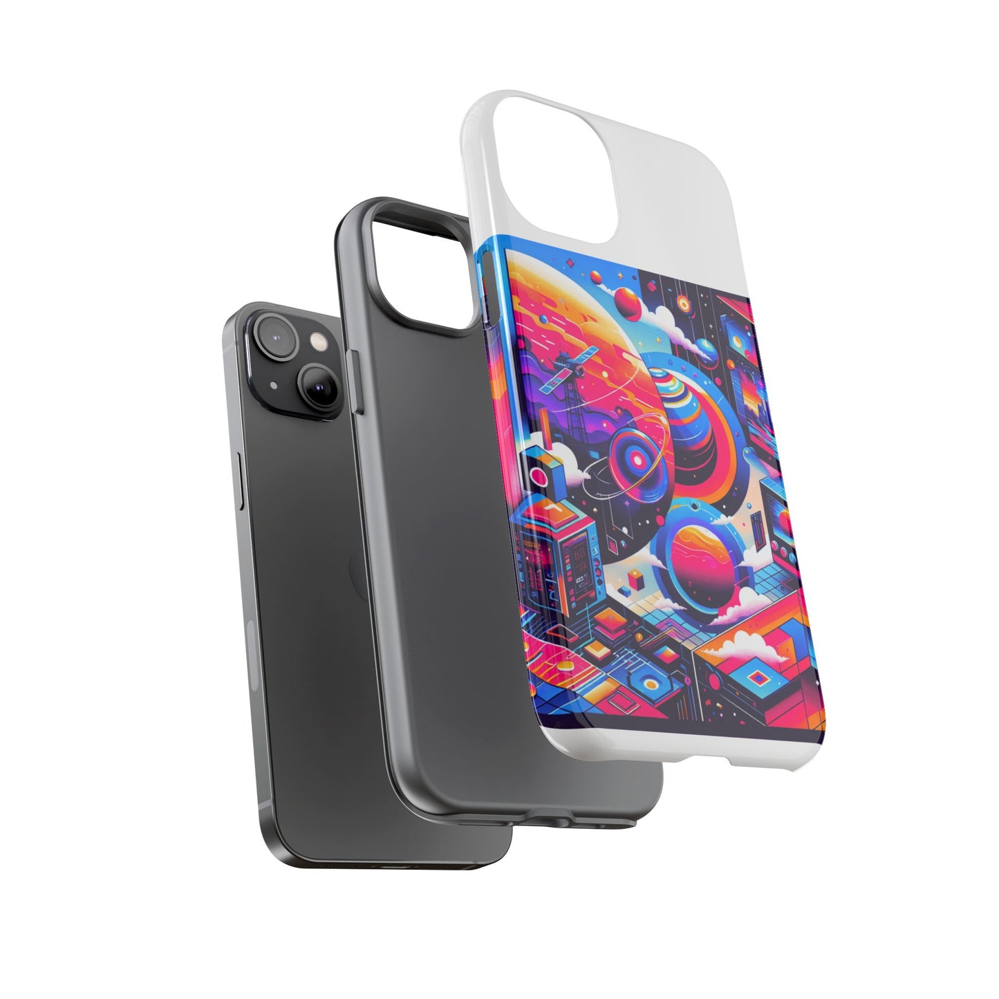 ohio core energy 3d wrap protective phone case for anime lovers, stylish durable tpu silicone, shock absorbent with uv protection, glossy or matte finish