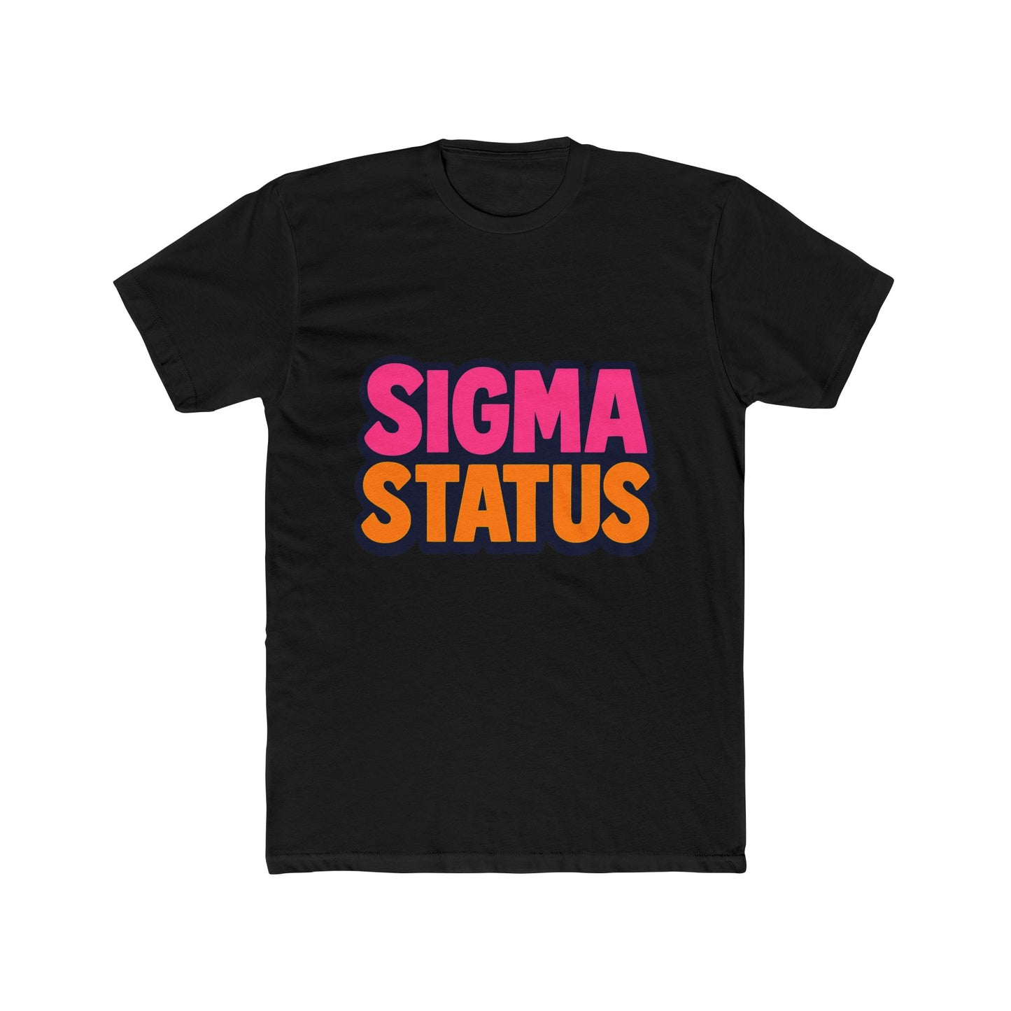 sigma status unisex t-shirt - multicolor meme graphic tee for casual wear, funny gift idea for meme lovers