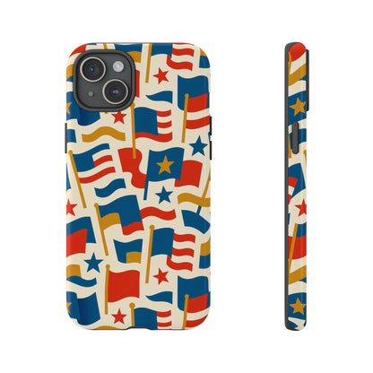 Multicolour Flag Print Protective Phone Case – Stylish Durable Design for Unique Self-Expression Compatible with iPhone 13, 14, 15 & 16 – all models including Pro, Pro Max & Plus