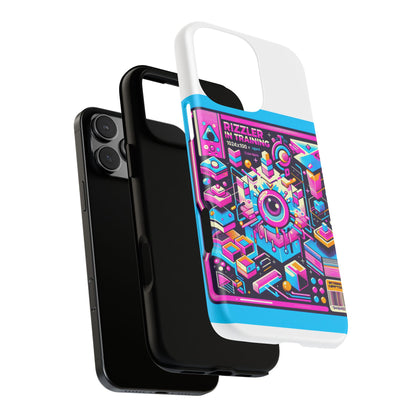 Rizzler In Training 3D Wrap Protective Phone Case for Anime Lovers