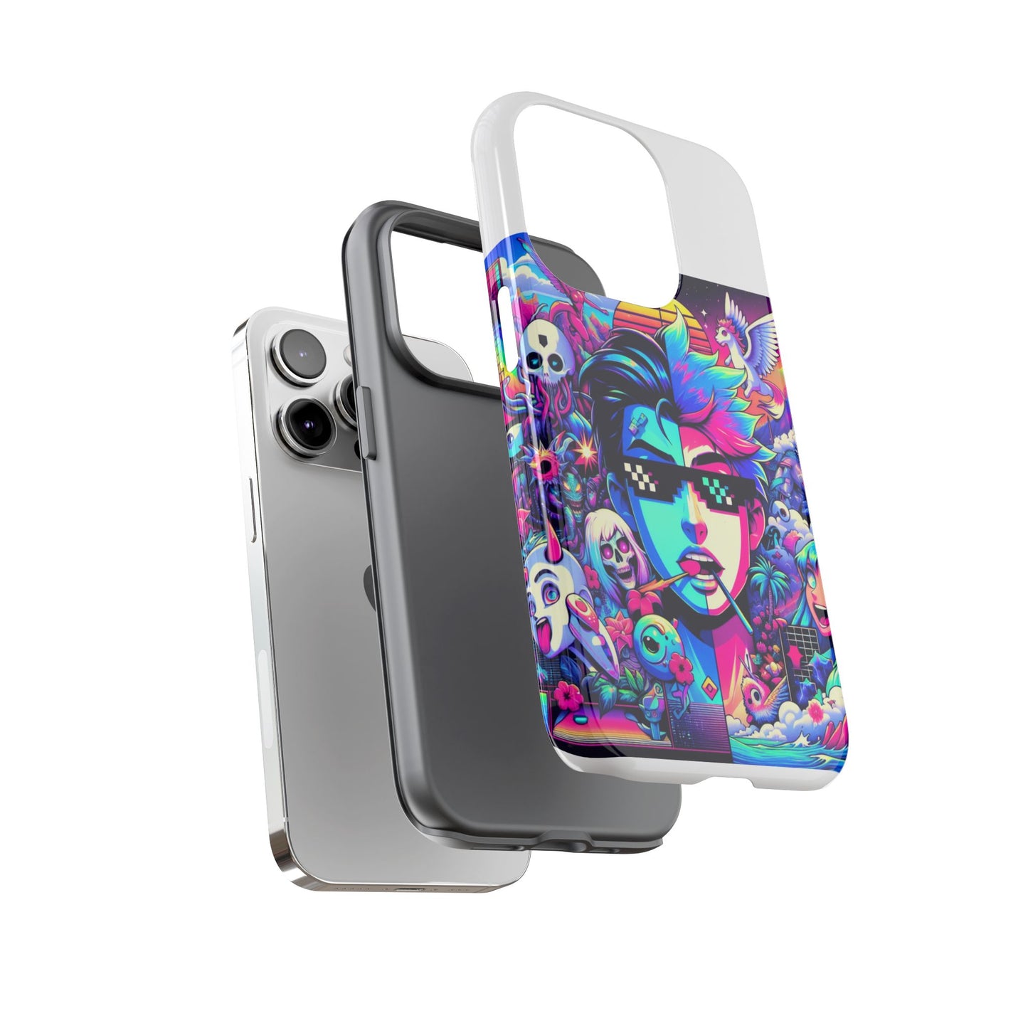 skibidi on sight protective phone case for anime lovers