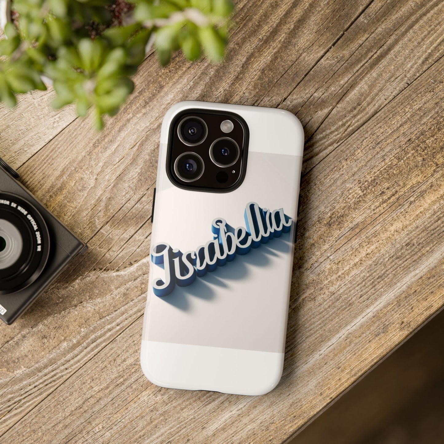 vibrant 3d alphabet design protective phone case in blue for unique style and self-expression compatible with iphone 13, 14, 15 & 16 – all models including pro, pro max & plus
