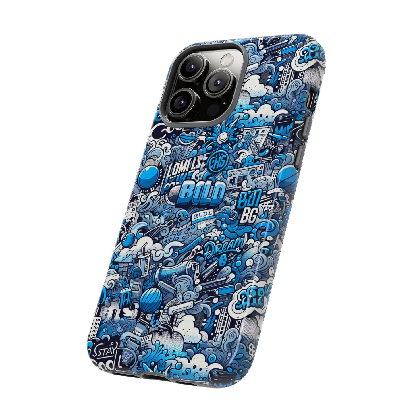 cartoon 3d wrap protective phone case in vibrant blue for stylish protection and self-expression compatible with iphone 13, 14, 15 & 16 – all models including pro, pro max & plus