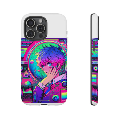 Touching Grass Weekly Vibrant Protective Phone Case for Smartphones, Retro Anime Design, Shock Absorbent TPU, UV Protected, Unique Gift for Tech Enthusiasts