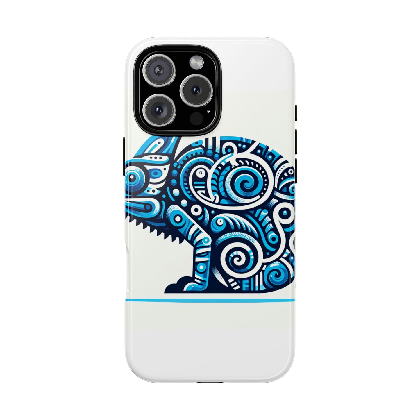 vibrant 3d chameleon design protective phone case for creative individuals stylish protection compatible with iphone 13, 14, 15 & 16 – all models including pro, pro max & plus