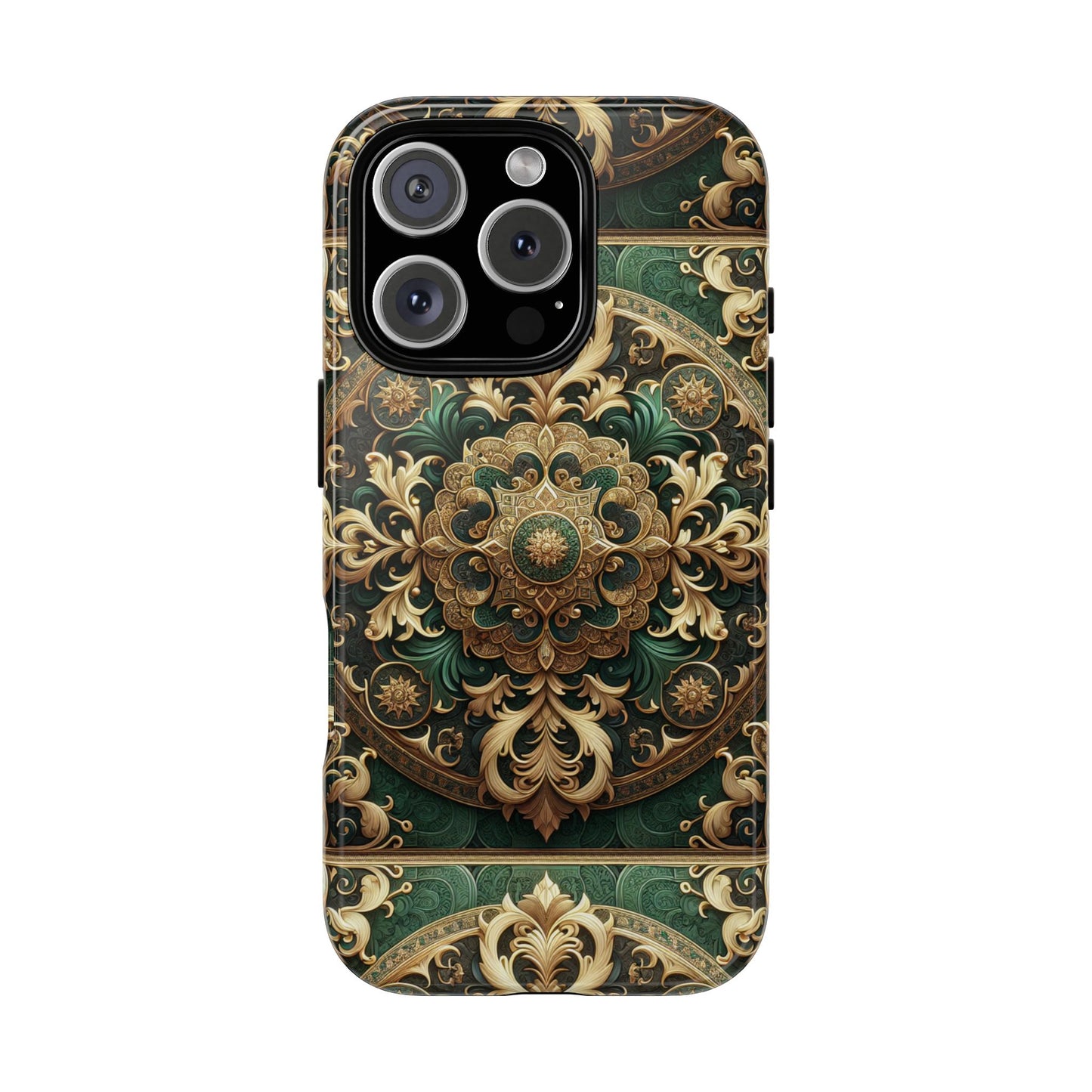 pattern image 2 vibrant comic style phone case for men and women with ornate baroque design compatible with iphone 13, 14, 15 & 16 – all models including pro, pro max & plus