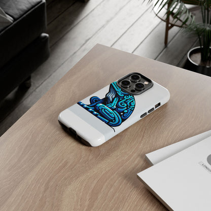 Vibrant Blue Frog 3D Wrap Phone Case for Unique Accessories Retro Style Compatible with iPhone 13, 14, 15 & 16 – All Models Including Pro, Pro Max & Plus