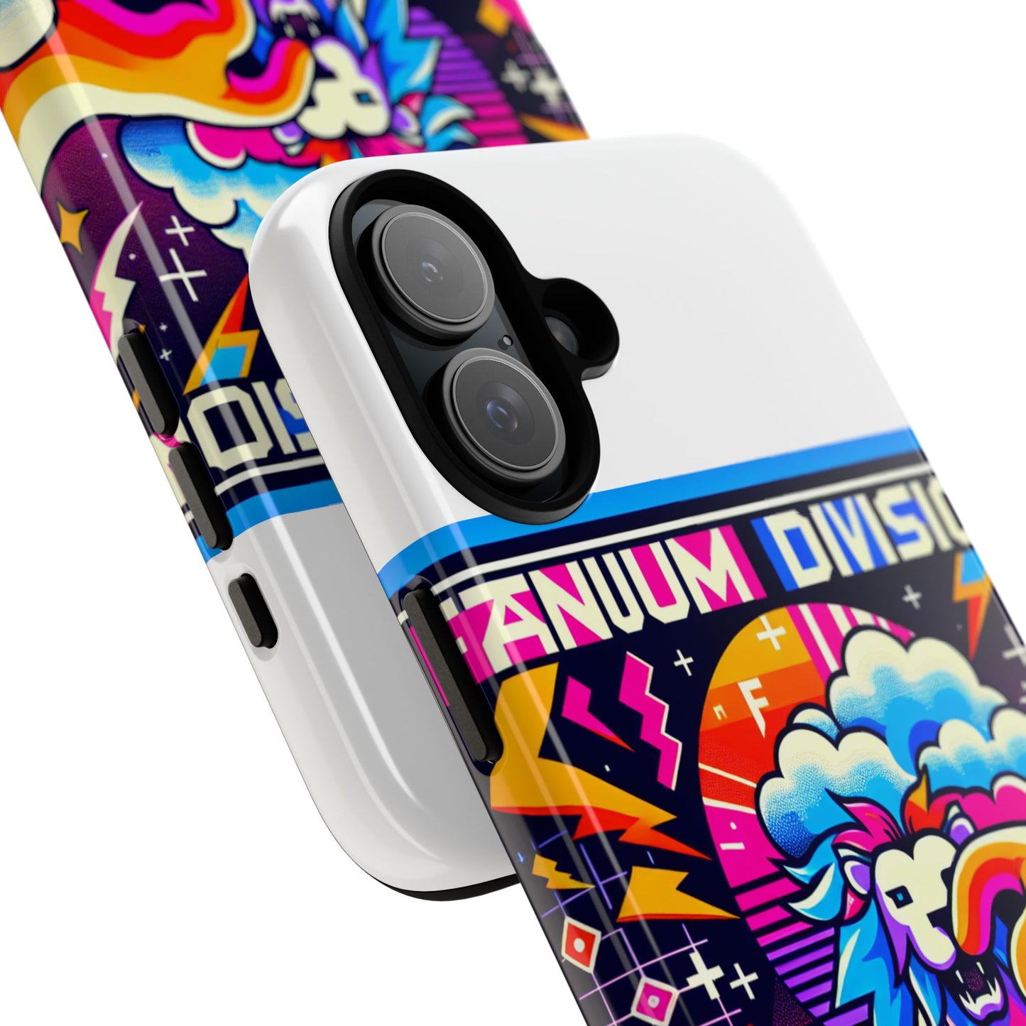 fanum irs division protective phone case with 3d wrap design, uv protected, durable shock absorption, ideal gift for anime and comic culture fans