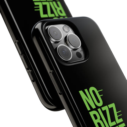 Tough Phone Case - No Rizz Left Behind, Durable Protection, Shock Absorbent, Stylish Design, Perfect Gift for Adults, Supports Wireless Charging, UV Protected, Lightweight Accessory