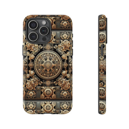 Pattern Image 8 Vibrant Shockproof Phone Case for Anime and Comic Fans with Ornate Baroque Design Compatible with iPhone 13, 14, 15 & 16 – all models including Pro, Pro Max & Plus