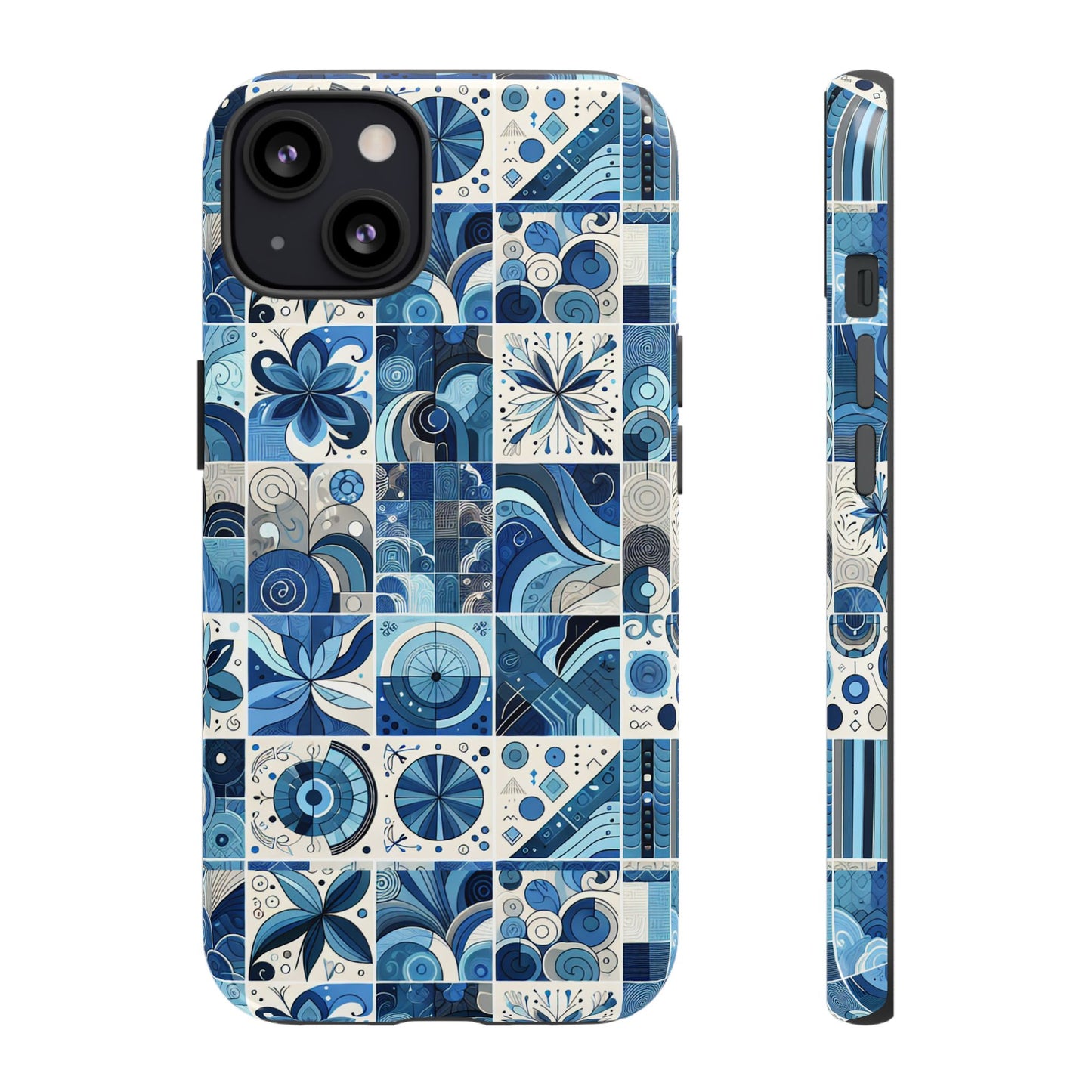 pattern image 9 vibrant 3d phone case for anime and comic fans - stylish shockproof cover with artistic mosaic design, compatible with iphone 13, 14, 15 & 16 – all models including pro, pro max & plus