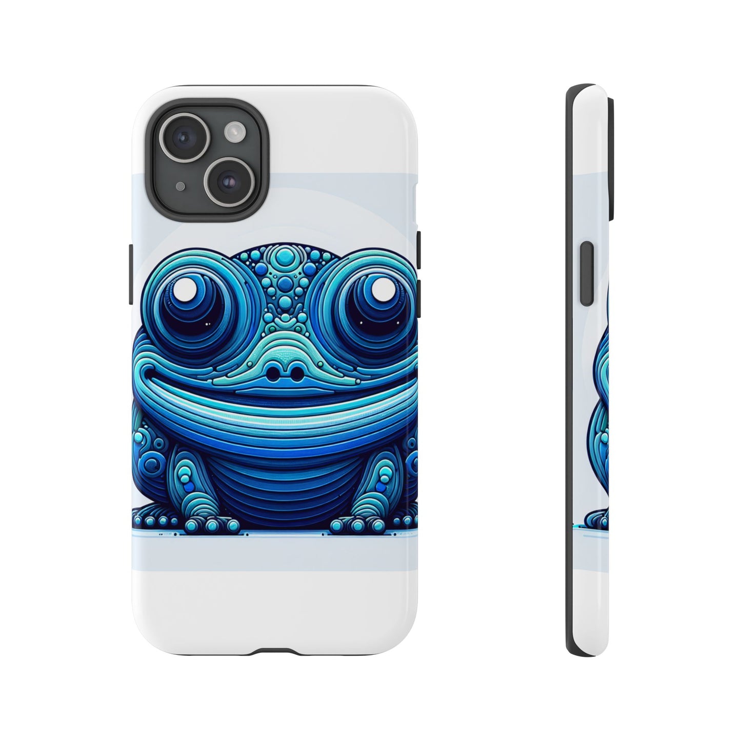 vibrant 3d animal-inspired phone case in blue for stylish protection and unique expression compatible with iphone 13, 14, 15 & 16 – all models including pro, pro max & plus