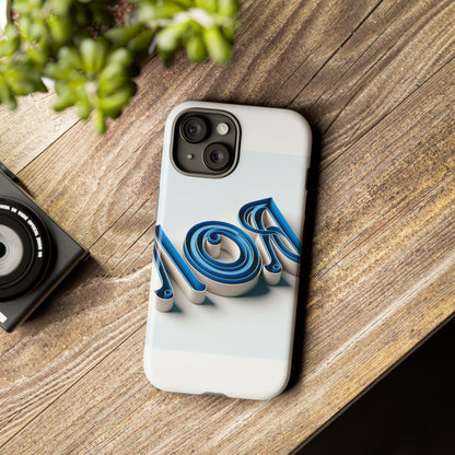 Vibrant 3D Wrap Phone Case in Blue for Stylish Protection and Self-Expression Compatible with iPhone 13, 14, 15 & 16 – all models including Pro, Pro Max & Plus