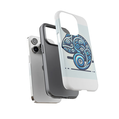 Vibrant 3D Blue Animal Design Protective Phone Case – Unique Accessory for Self-Expression Compatible with iPhone 13, 14, 15 & 16 – all models including Pro, Pro Max & Plus