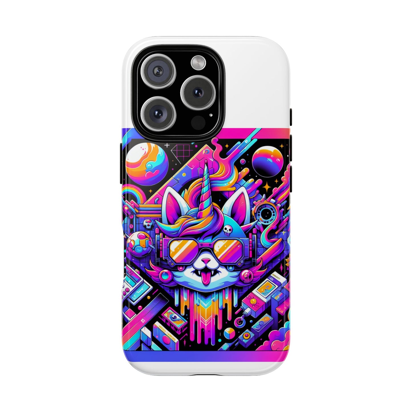rizzed up and ready protective phone case for anime lovers