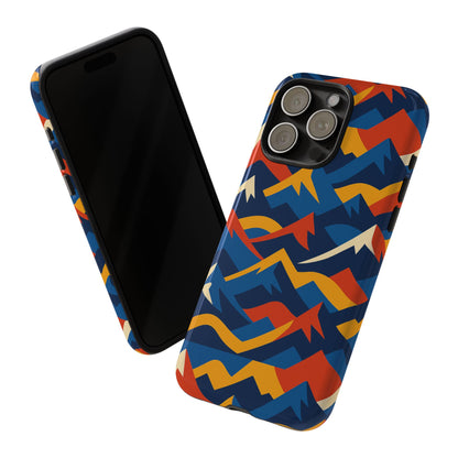 Vibrant 3D Mountain Design Protective Phone Case for Unique Accessory Lovers Compatible with iPhone 13, 14, 15 & 16 – all models including Pro, Pro Max & Plus