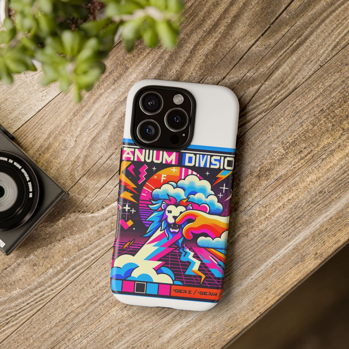 fanum irs division protective phone case with 3d wrap design, uv protected, durable shock absorption, ideal gift for anime and comic culture fans