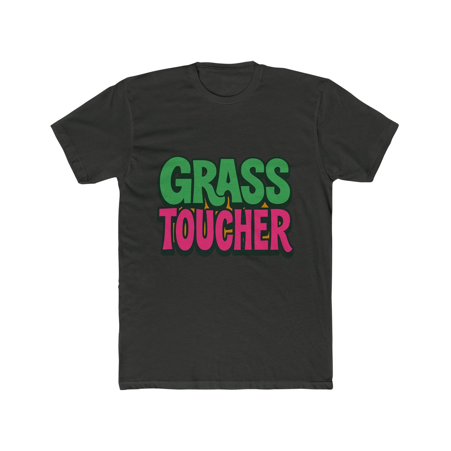 grass toucher unisex t-shirt - funny meme shirt - casual green tee for men and women - perfect gift for meme lovers