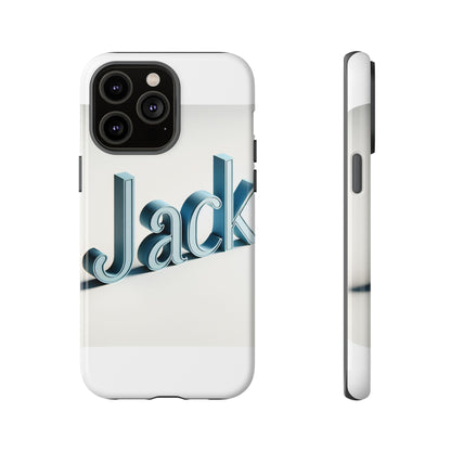 Vibrant 3D Text Protective Phone Case in Blue for Unique Self-Expression – Stylish Protection Compatible with iPhone 13, 14, 15 & 16 – all models including Pro, Pro Max & Plus