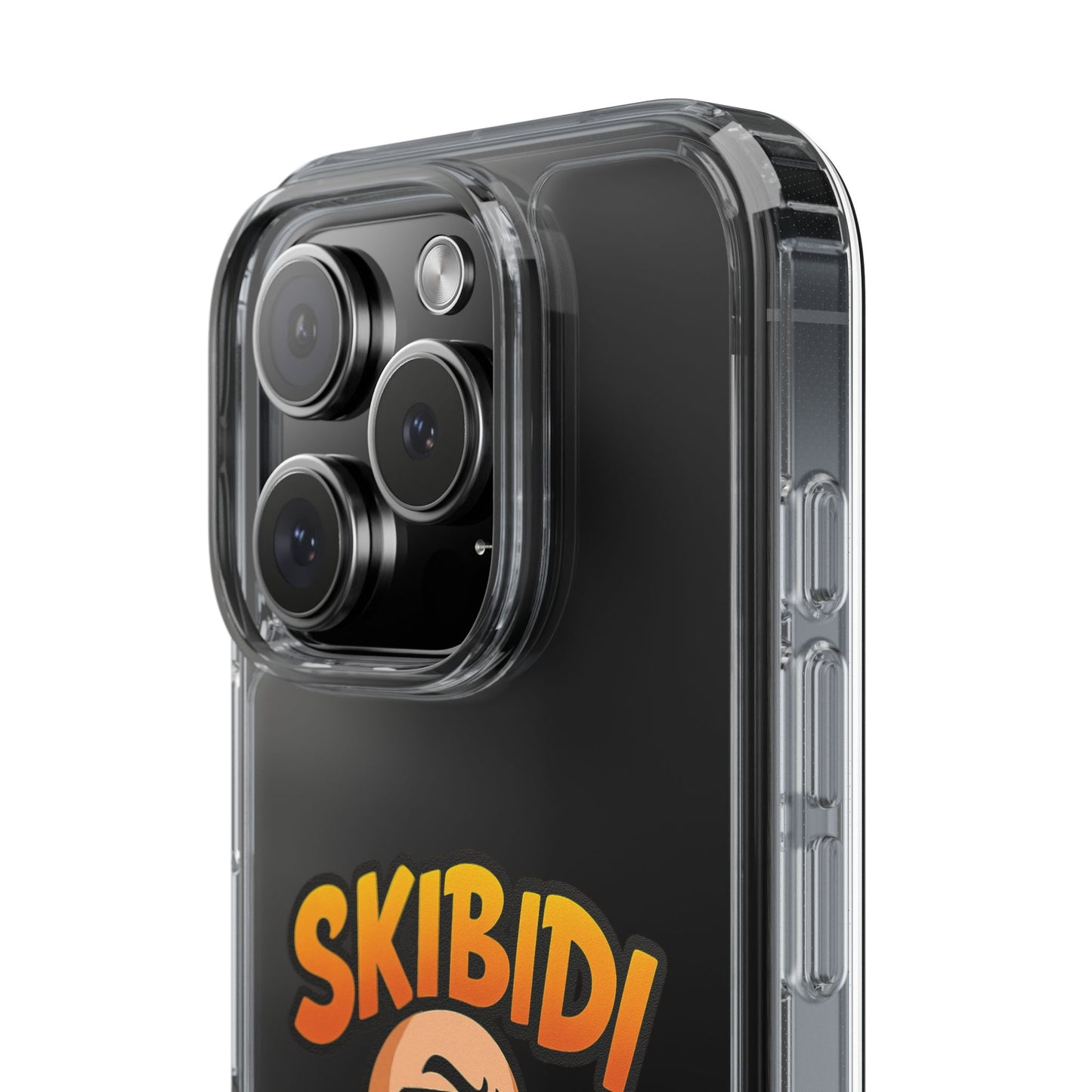 funny skibidi clear phone case - stylish & protective accessory for iphone and samsung - vibrant design, slim fit, shock-absorbing, scratch-resistant, perfect gift for tech lovers
