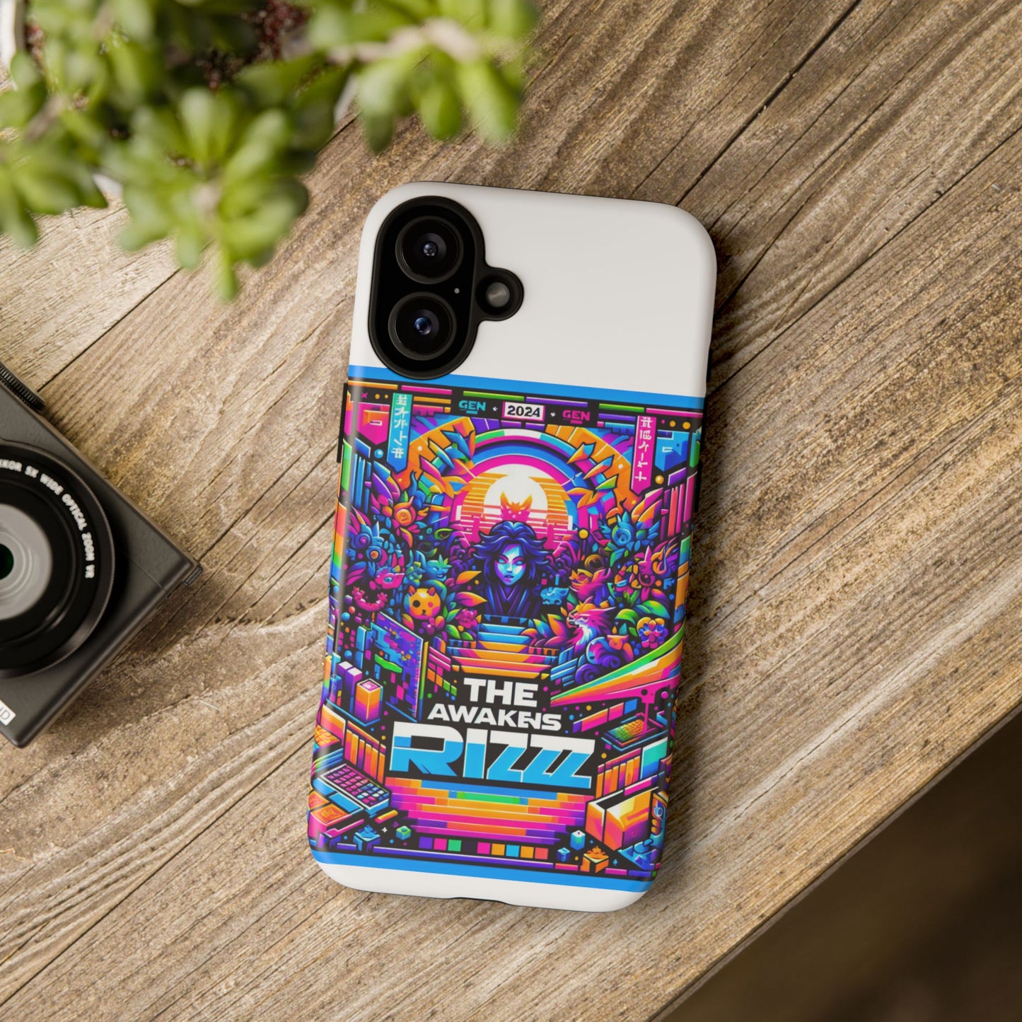 the rizz awakens 3d wrap protective phone case for anime and comic lovers